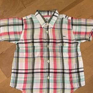 Camisa de lino Lacoste para niño talla 4